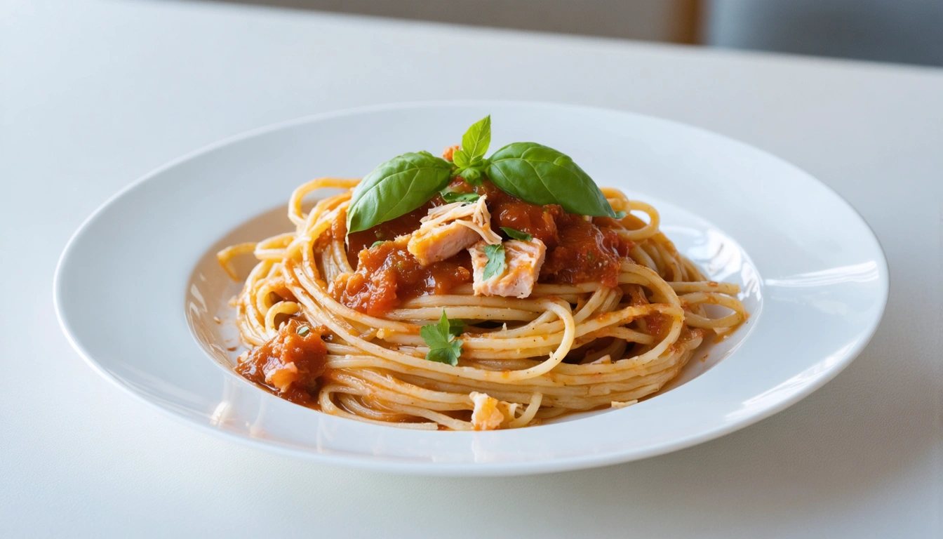 pasta con tonno e pomodoro